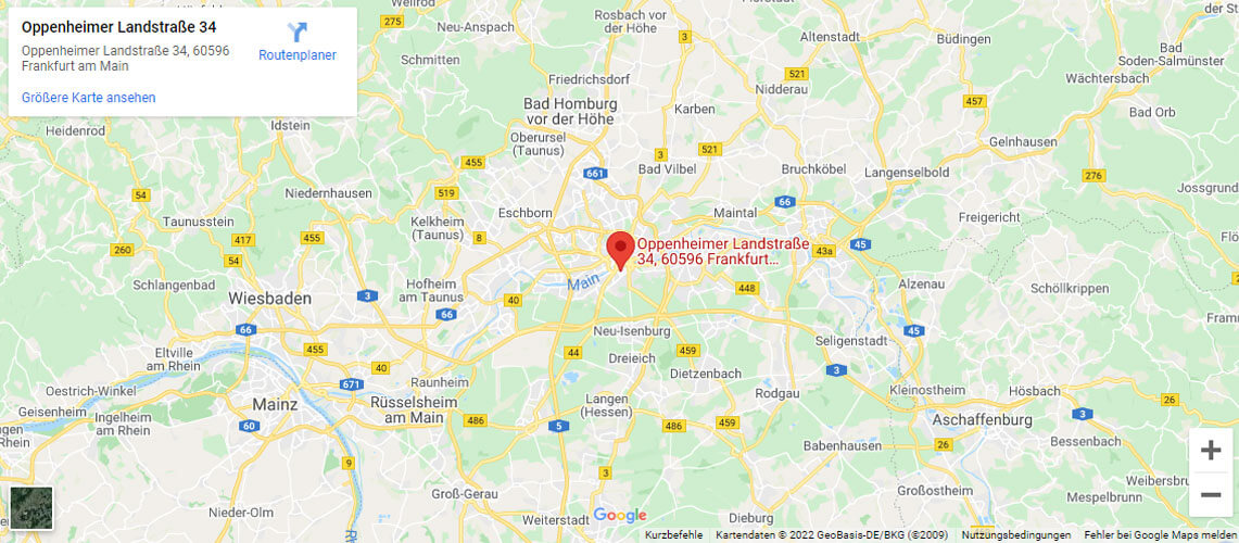 map oska frankfurt