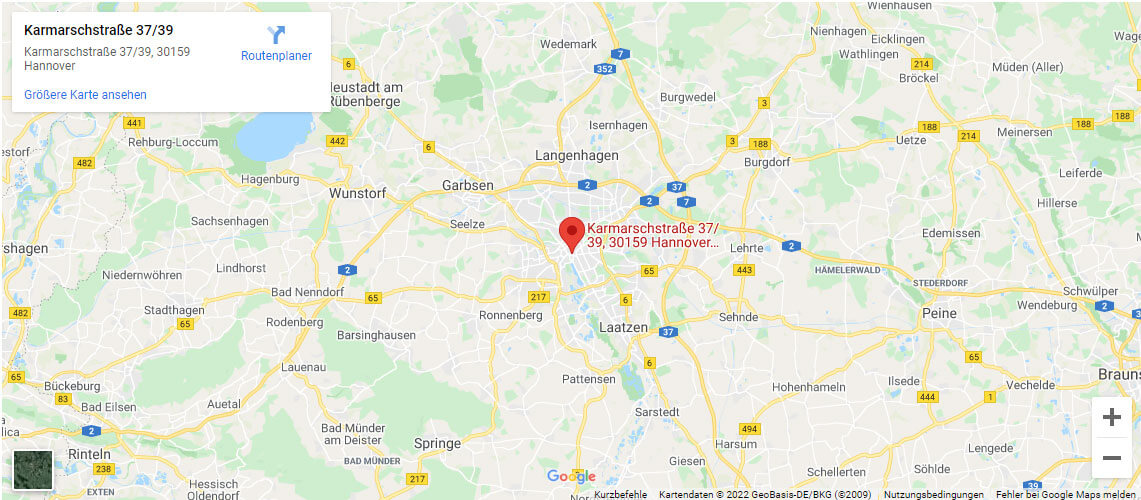 map oska hannover