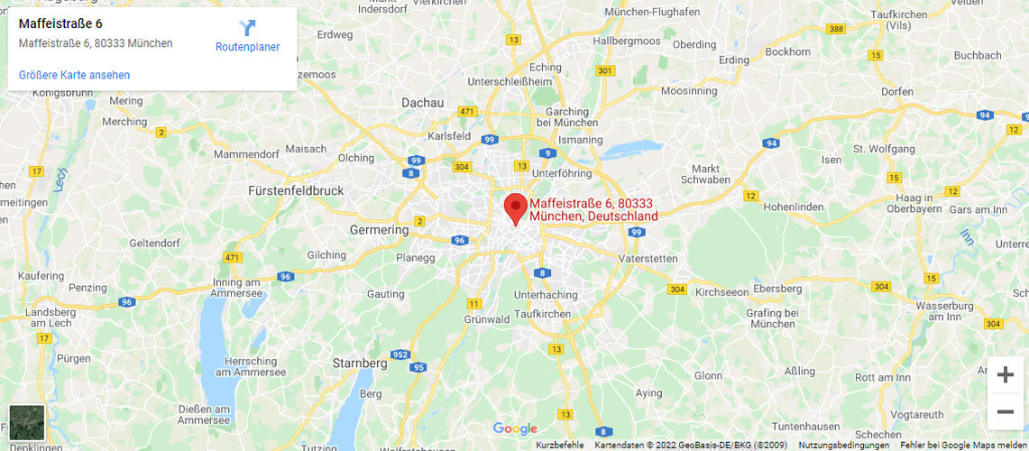 Karte Oska München Fuenf Höfe