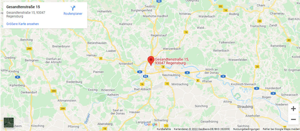 Karte Oska Regensburg