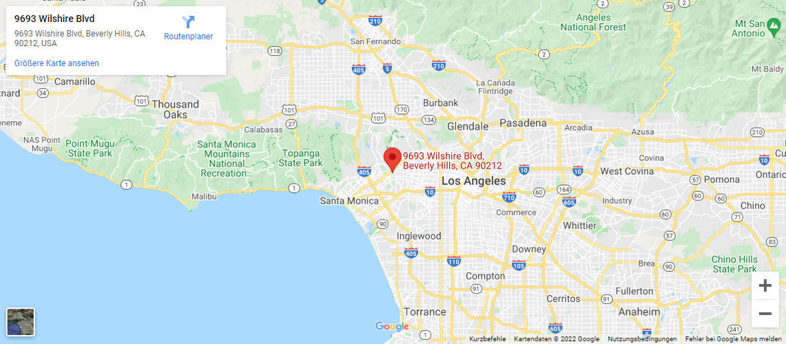 map oska beverly hills