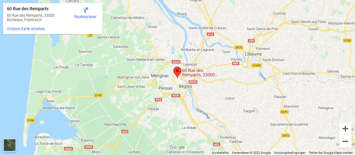 map oska bordeaux