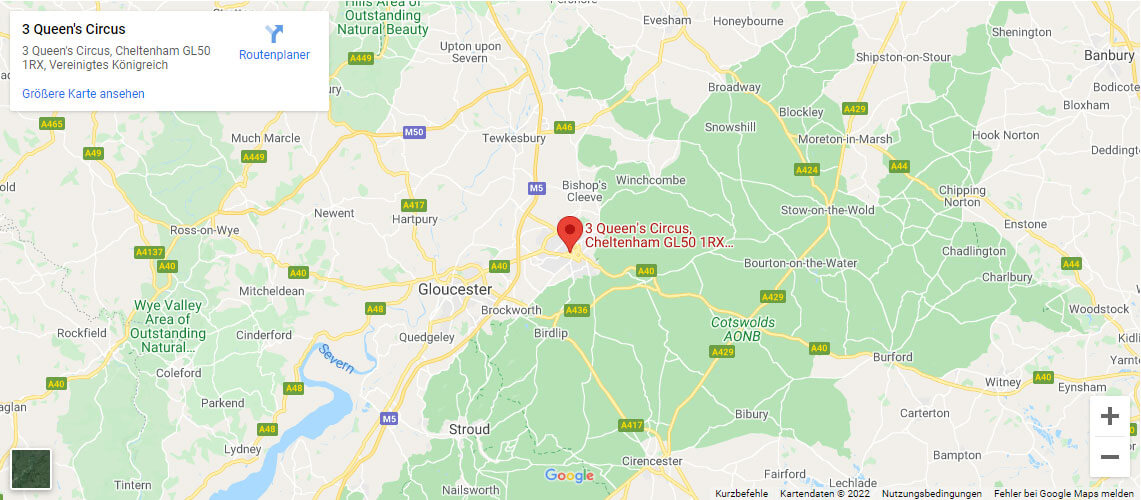 map oska cheltenham