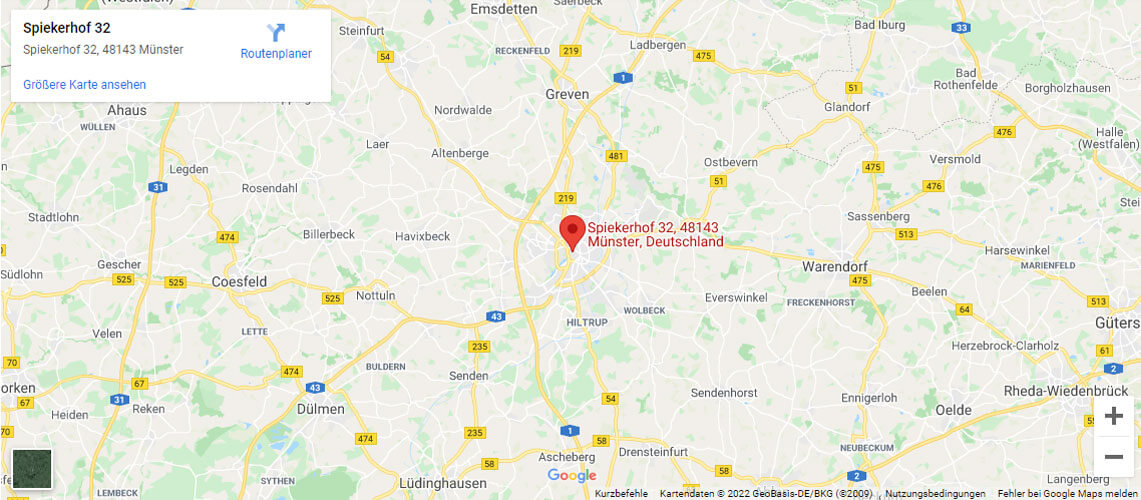 Karte Oska Münster