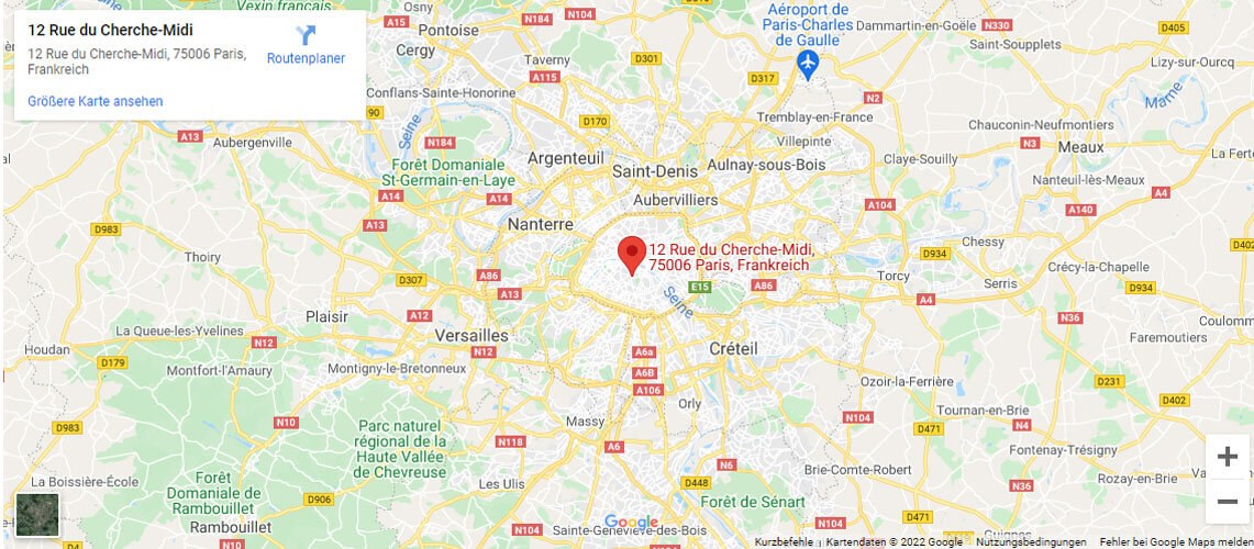 map oska paris 6eme